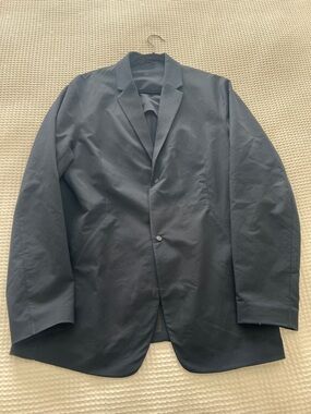 lululemon athletica Men's Navy Blue Sport Coat Blazer